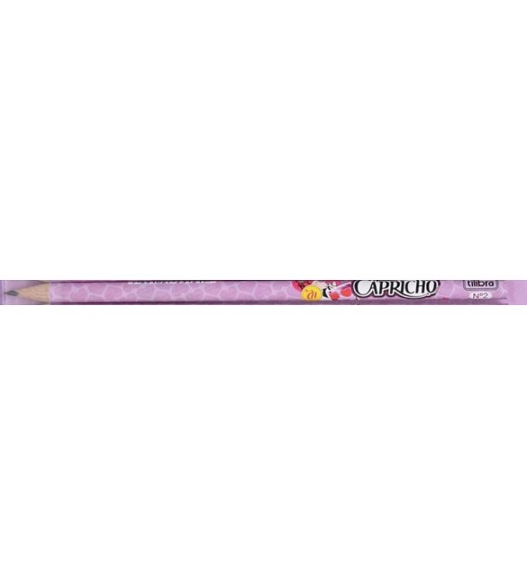 Lápis Preto N 2 Capricho -Tilibra - saquinho Com 06 unidades